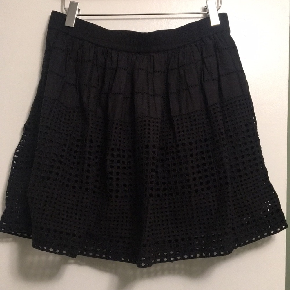 Madewell eyelet skirt